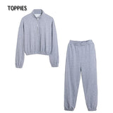 2021 Autumn Two Piece Sets Women Tracksuit Tops + pants Casual Outfit ensemble femme clothing