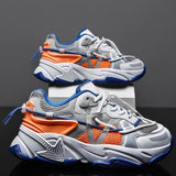 Summer Chunky Sneaker Women Couple Running Shoes Men Breathable Mesh Sports Shoes Thick Sole Walking Shoes Zapatillas
