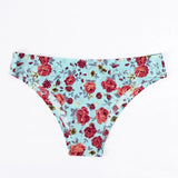 New Sexy Women Flowers Lingerie Panties Low-waist Nylon Panties Seamless Breathable Underwear Female G String