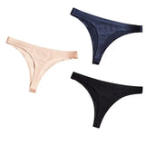 Seamless Thong Panties Sexy Briefs Solid Soft Thin Thongs Women Underwear Panties for Female Ladies Panty G String