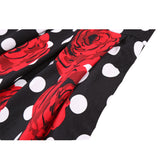 Vintage Women Midi Skirts High Waist Cotton 3XL 2022 Casual Streetwear Daily 60s Polka Dot Pinup Rockabilly