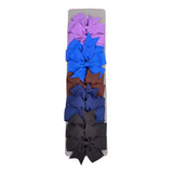 Pcs/set Grosgrain Ribbon Solid Hair Bows With Clip Cute Girls Hair Clips Hairpins Barrettes Headwear Kids Hair