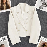 And Autumn New Large-Size Fashion Temperament Loose 2025 Autumn Suit Thin Top Suit Suit Suit Suit Suit Short Coat