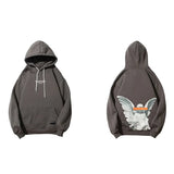 Aesthetic Women Hoodies with Pockets 90s Vintage Graphic Printed Zipper Closure Coat Top E-girl Sweatshirts Spring