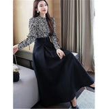Office Ladies Formal Black Pleated Skirt Women High Waist Maxi Skirt With Belt 2021 New Korean Elegant Fashion Long Work