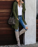 Zingj 2024 Women's Knitting Pocket Cardigan Long Sleeve Casual Knit Loose Sweater Sweater Coat Women-Outfit