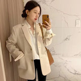 Zingj Celebrity Small Suit Long Chic Retro Belt Korean Version 2024 Casual Temperament Ins Suit Jacket Female