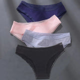 Women's Panties Cotton Underwear Women Briefs Sexy Lady Low-Rise Underpants Girl Seamless Intimate Lingerie