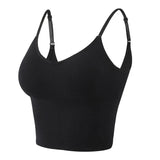 Open Back Tank Top Brassiere Comfortable Seamless Women Bra Wirefree Underwear Padded Lingerie Sexy Backless