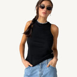 Zingj Summer New Slim Short Sexy Slim Vest-Outfit