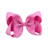 Solid Grosgrain Ribbon Hair Bows With Clip For Cute Girls Handmade Hair Clips Barrettes Hairpins Kids Hair