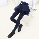 Kids Girls Legging Skirt-Pants Kid Girl Spring Autumn Leggings Children's Girls Skirt-pants Catton Pants for 3-9 Year