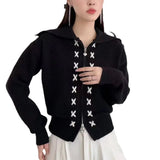 Zipper Sweater Women's 2024 Autumn And Winter New Loose Soft Waxy Lazy Style High-Necked Cardigan