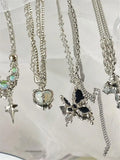 Star Cross Butterfly Heart Vintage Set