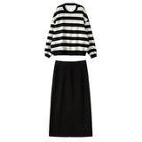 Zingj Women's Salt Is Slightly Fat Wear Take Hong Kong Style Jacket Sense Early Autumn Girl Feeling Two Suit Dress-Outfit