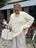 Knit Swirl Sweater-Outfit