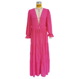2025 New Beach Bikini Coat Spinning Shawl Shawl Long Women's Swimsuit Outside The