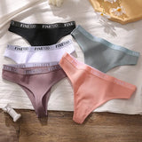 1/2/3pcs Women's Cotton Panties Lingerie Female Underpants Sexy Briefs Thong G-String Intimates T-Back
