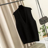 Sweaters 2021 Pullover Autumn Winter Tops Korean Slim Women Pullover Knitted Sweater V-neck Jumper Soft Warm Pull