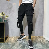 And Autumn Chao Brand Ins Super Hot Pants Male Korean Version Of Fashion Style Streamers Work Pants Casual Pants Harlan Pants