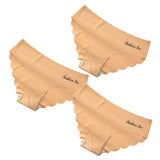 For Women Seamless Panty Set Solid Invisible Underwear Sexy Low Waist Briefs Women's Underpants Lingerie Dropship 3