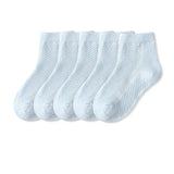 Pairs/lot 1 to 12 Years Summer Solid White Cotton Socks For Children Socks Spring No-show Low Cut Socks Boys Girls Boat
