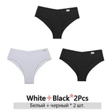 3PCS/Set Cotton Brazilian Panties Woman 2021 Female Panties Lingerie Sexy Thongs Woman Brazilian Pantys Plus Size