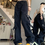 American Style Retro Cargo JeansOutfit
