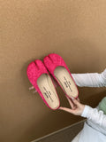 Shoes Women In The Spring Of 2025 New Retro Baotou Slippers Flat Bottom To Wear A Foot Pedal Single