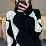 2025 New Cut Autumn And Winter Shirt Fashionable Fashion Lady Hip Thirteen Line Cashmere