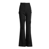 2025 New Fashion Temperament Commuter Suit Collar Jacket Pants Three-Dimensional Flower Suit