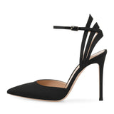 Size Of Ladies' Black Pointed