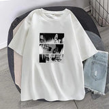 T-shirts Japanese Anime Attack On Titan Levi Ackerman Eye Punk Tops Summer Harajuku Oversized Gothic Short Sleeve