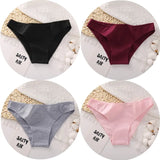 Women Cotton Panties Sexy Low Waist Female Underpants Solid Elasticity Comfortable Underwear Women Panty Lingerie