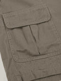 Denim Straight Leg Cargo Shorts- Outfit