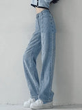 Seam Detail Washed Boyfriend Jeans- Outfit