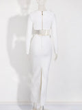 Small Fragrant Three-Dimensional Flowers Two Sets 2025 New Square Collar Short Top + High-Waisted Hip Dress Suit