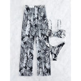 2025 New Swimsuit Sexy Bikini Trousers Three-Piece Split Lady Swimsuit