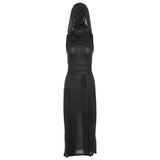Summer Fashion Trend Women's New Hooded Loose Under The Fork Personality