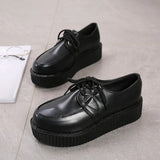 Spring New Style Chaojiahara Thick-Soled Pastry Shoes Magazine British Retro Style Single Shoes Women's