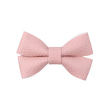 Pu Leather Bowknots Hair Clips For Cute Girls Handmade Hairpins Boutique Barrettes Headwear Kids Hair Accessories