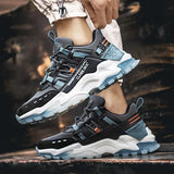 Designer Thick Bottom Sport Shoes Men Sneakers Breathable Running Shoes for Men Trainers Fitness Jogging Chunky