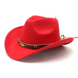 Women Vintage Cowboy Fluffy Hat with Rhinestone Ladies Girls Cowgirl Glitter Hat Cap Headwear for Fancy Dress Cosplay