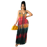 Zingj New Women's Casual Loose Print Cotton Slip
