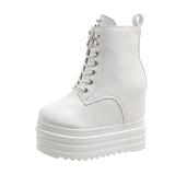 Women's Shoes 2025 Autumn And Winter Martin Boots With Loose Cake Thick-Sided Short Boots Round Head Fashion Women's