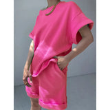 New Solid Rainbow-Colored Fashion Jacket Two Sets Of Fashion Sports And Leisure Suit