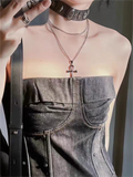 Gothic Cross Choker