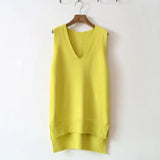 V Neck Sweater Knitted Sweater Women Sweaters Pullovers Autumn Winter FashionBasic Shirt Fitness Female Clothing