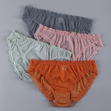 Women Sexy Lace Underwear Ruffle Panties Japanese Lolita Style Transparent Seersucker Lingerie Hollow Out Briefs