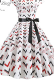 Print Halloween Women 2023 Summer O Neck Short Sleeve Party Robe Femme Elegant Vintage